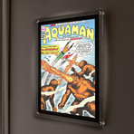 Aquaman // Issue #1 // MightyPrint™ Wall Art // Backlit LED Frame