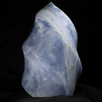 Blue Calcite Cool Flame Sculpture