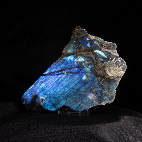 Electric Blue Labradorite Plate