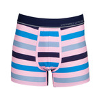 3 Color Stripe Boxer // Pink (L)
