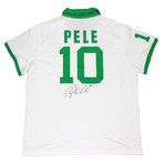 Pelé // Autographed New York Cosmos Throwback White Jersey