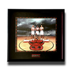 Jordan + Pippen + Rodman // Signed + Framed Bulls Photo