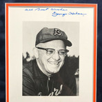George Halas // Signed + Framed Chicago Bears Photo