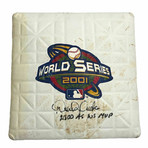 Derek Jeter // Signed 2001 Yankees Vs. Diamondbacks World Series Game Used Base