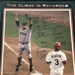 2004 Boston Red Sox Team Signed "Reverse The Curse" Framed Photo