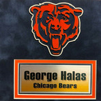 George Halas // Signed + Framed Chicago Bears Photo