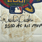 Derek Jeter // Signed 2001 Yankees Vs. Diamondbacks World Series Game Used Base