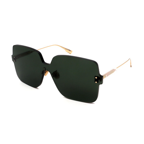 Unisex QUAKE1-1ED Sunglasses // Gold + Dark Gray