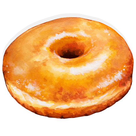 Glazed Donut (16"W x 10"H x 0.45"D)