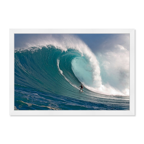 Surfer at Peahi by David Fleetham (26.0"H x 18.0"W x 0.5"D)