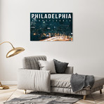 Philadelphia Landscape (16.0"H x 24.0"W x 1.5"D)