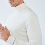 Wang Turtleneck Sweater // Ecru (S)