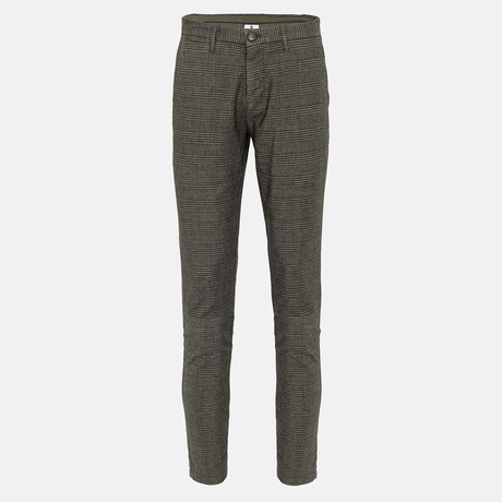 Oscar Checkered Trousers // Green (30WX32L)