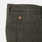 Oscar Checkered Trousers // Green (33WX32L)