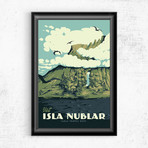 Visit Isla Nublar // Jurassic Park (20"H X 16"W)