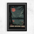 Visit Crystal Lake // Friday the 13th (20"H X 16"W)