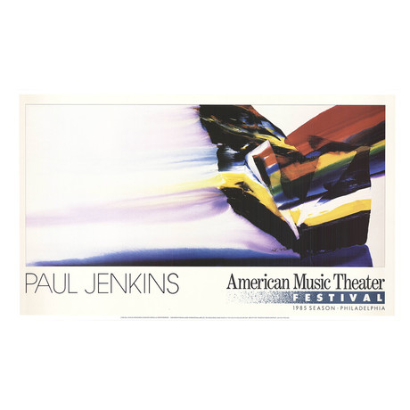 Paul Jenkins // Phenomena Durango Wedge // 1985 Offset Lithograph