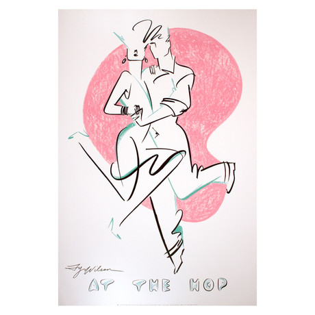 Ty Wilson // At the Hop // 1989 Serigraph