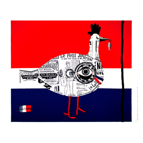 Roger Bezombes // Mutation // 1986 Lithograph