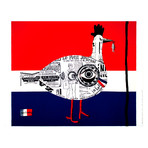 Roger Bezombes // Mutation // 1986 Lithograph