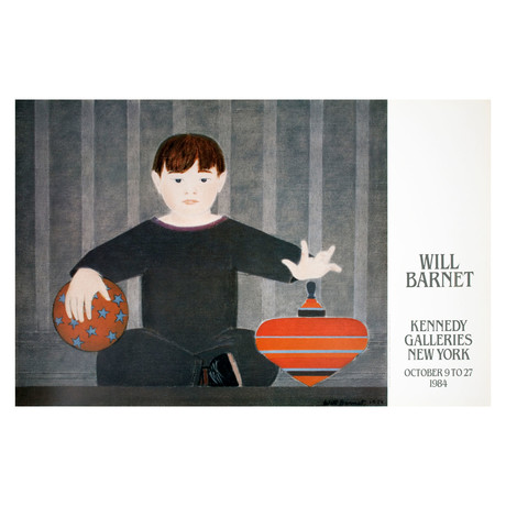 Will Barnet // The Red top // 1984 Offset Lithograph