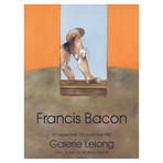 Francis Bacon // Galerie Lelong // 1987 Offset Lithograph