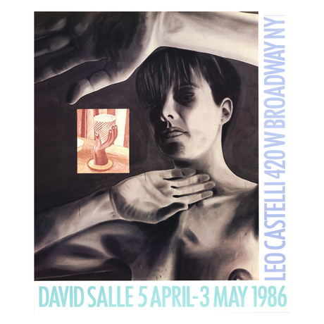 David Salle // At Castelli's // 1986 Offset Lithograph