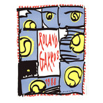 Pierre Alechinsky // Roland Garros French Open // 1988 Offset Lithograph
