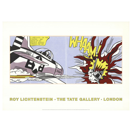 Roy Lichtenstein // Whaam! // 1991 Offset Lithograph