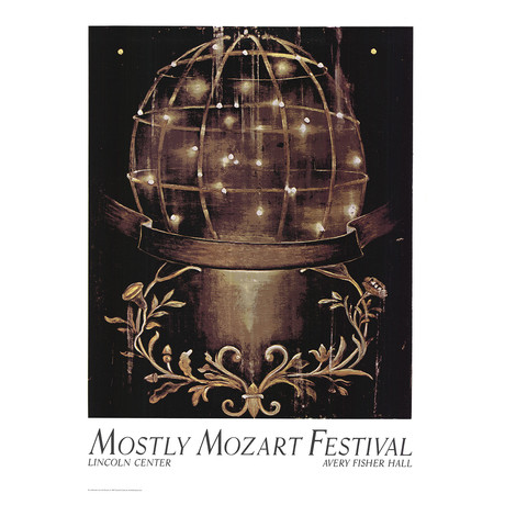 Ross Bleckner // Sphere And Moulding // 1987 Serigraph