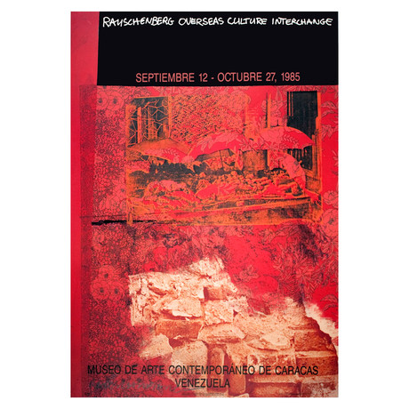 Robert Rauschenberg // ROCI: Venezuela // 1985 Offset Lithograph // SIGNED