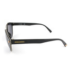 DSquared2 // Unisex DQ0255 Sunglasses // Shiny Black