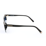 DSquared2 // Women's DQ0298 Sunglasses // Shiny Black + Blue