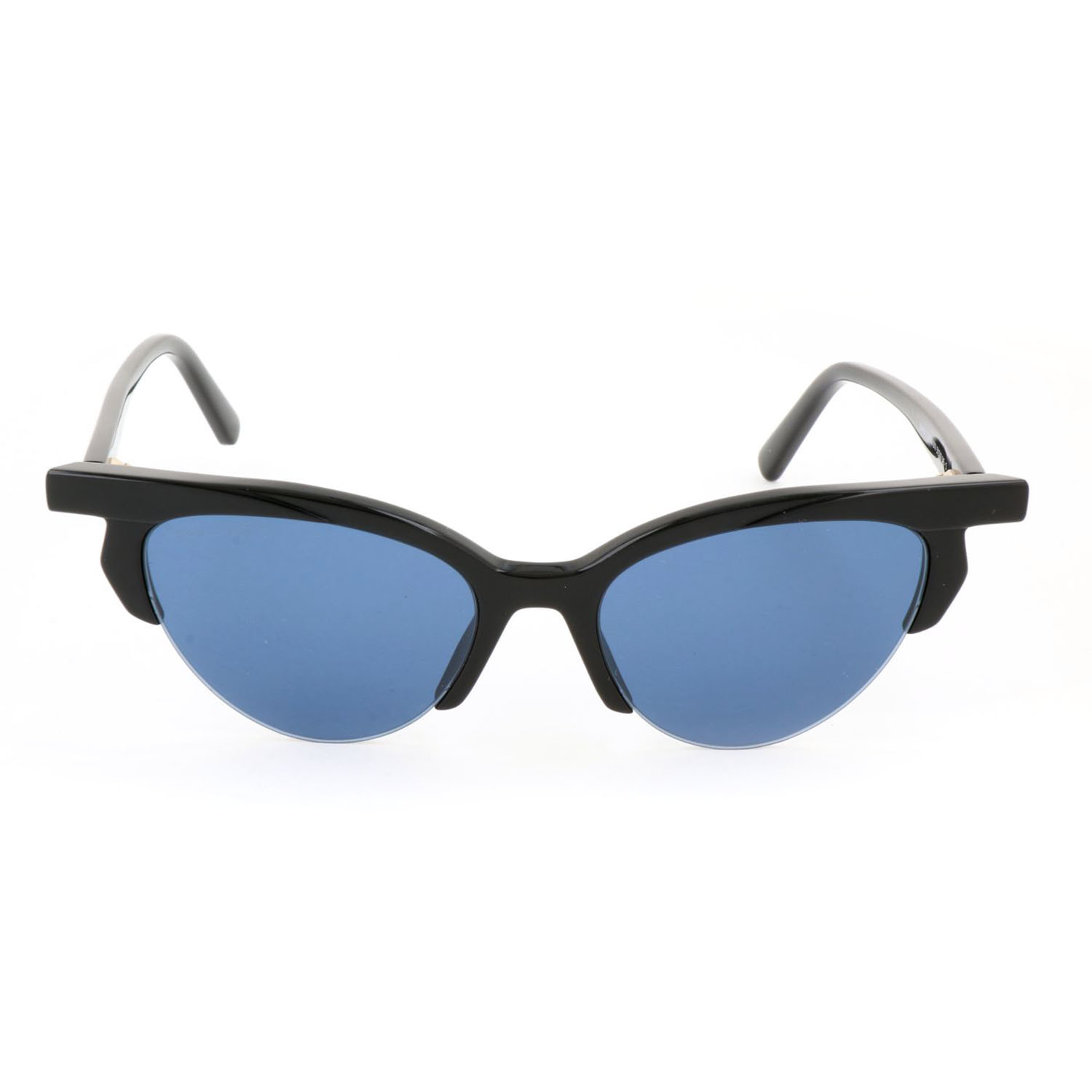 DSquared2 // Women's DQ0298 Sunglasses // Shiny Black + Blue ...