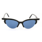 DSquared2 // Women's DQ0298 Sunglasses // Shiny Black + Blue