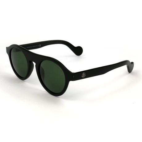 Moncler // Unisex ML0039 Sunglasses // Black + Green