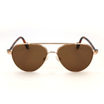 Moncler // Men's ML0056 Sunglasses // Gold + Havana