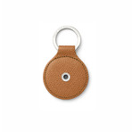 Graf von Faber-Castell Round Leather Key Fob (Violet Blue)