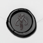 Mandalorian Wax Seal Stamp Kit (Beech Handle)