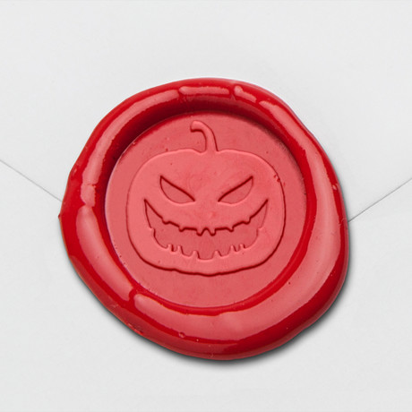 Jack O' Lantern Wax Seal Stamp Kit (Beech Handle)