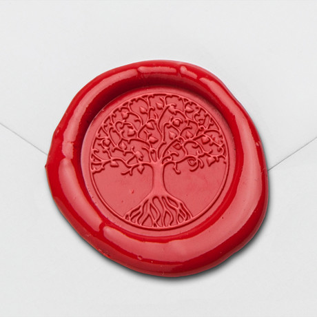 Tree of Life Wax Seal Stamp Kit (Beech Handle)