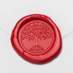 Tree of Life Wax Seal Stamp Kit (Beech Handle)