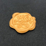 Love Self Adhesive Wax Seal Stickers (Gold)