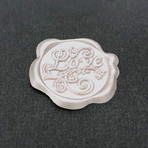 Love Self Adhesive Wax Seal Stickers (Gold)