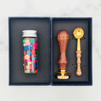 Tree of Life Wax Seal Stamp Kit (Beech Handle)