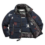 Puffer Jacket // Pattern (XL)