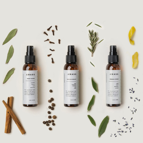 AMASS Botanics // 2oz Spray Scent Sampler Bundle // Set of 3