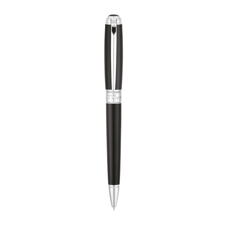 Line D Medium Ballpoint Pen // Silver