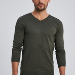 Tazia Sweater // Khaki Green (L)