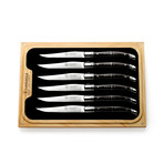 Laguiole California Steak Knife Set // Set of 6 (Rosewood)
